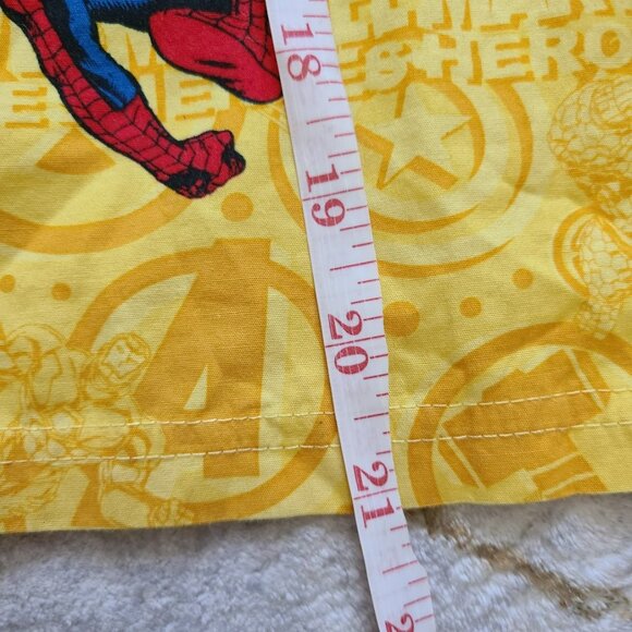 Marvel Heroes Button-Up Shirt Boys 7 Vintage Iron Man Spider-Man Wolverine - Picture 9 of 9